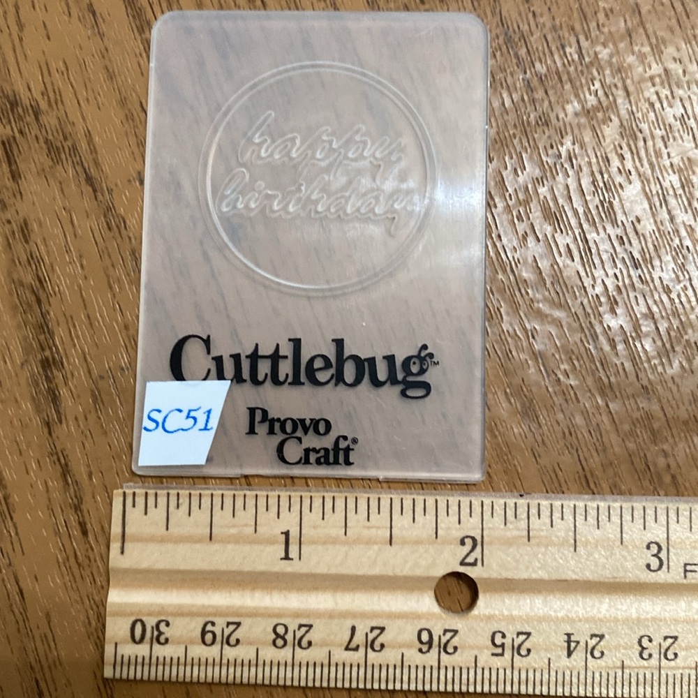 Cuttlebug Mini Embossing Folders-Birthday - Picture 6 of 6